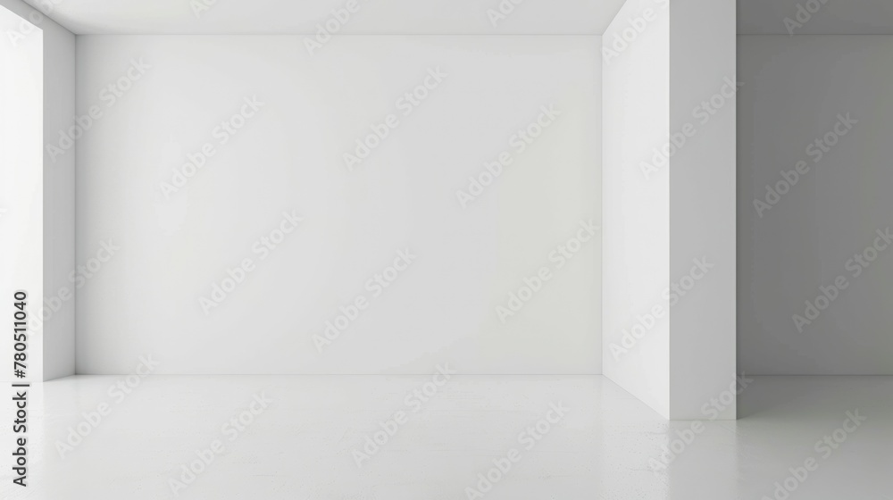 empty room on white background empty room on white background