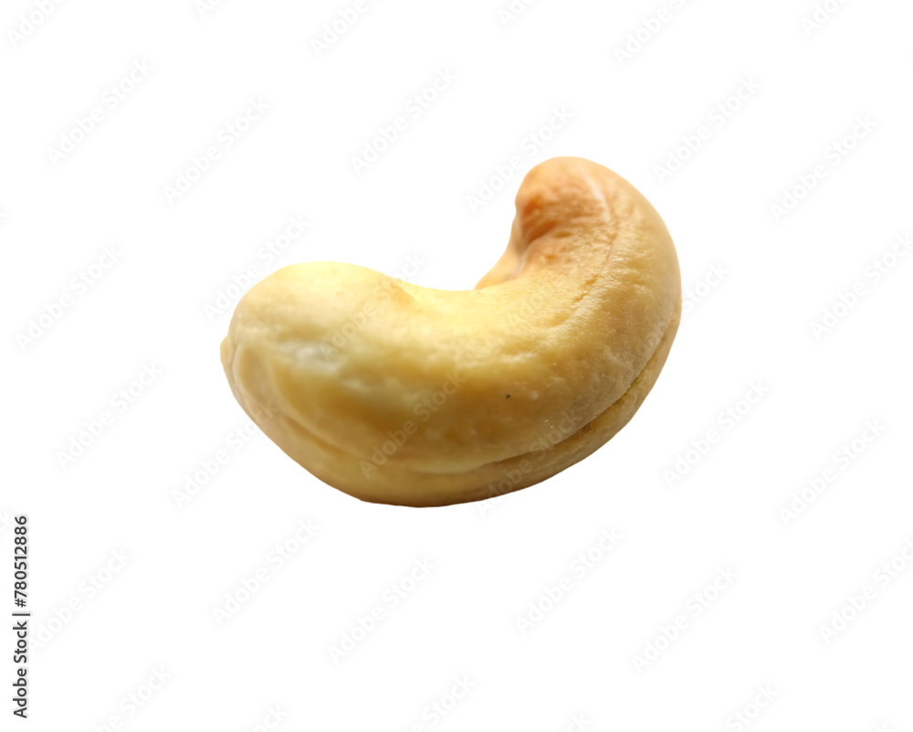 roasted and salted cashew nuts isolated on white background roasted and salted cashew nuts isolated on white background