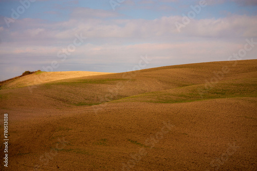 Rural landscape of Tuscany in Val d'Orcia
