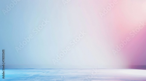Pastel gradient background with ample copy space  concept of calmness and minimalistic design