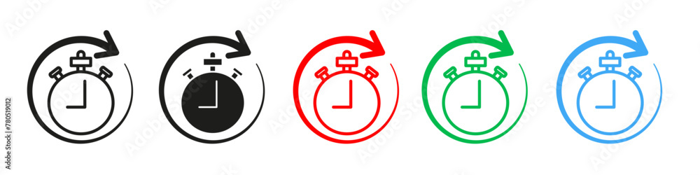 Work Hour Reduction Timer Icon for Increased Time Efficiency Work Hour Reduction Timer Icon for Increased Time Efficiency