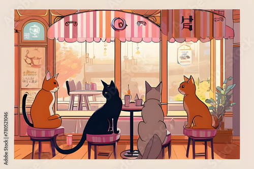 Café Catopia: Where Felines Reign Supreme photo