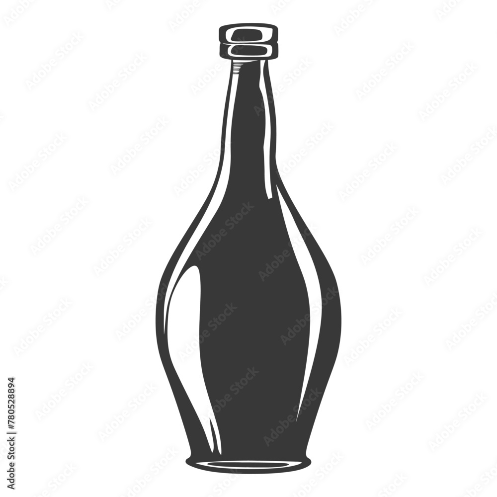 Silhouette Scandinavian Unique bottle black color only Silhouette Scandinavian Unique bottle black color only