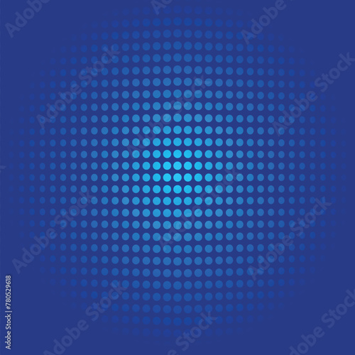 Abstract Halftone 3D Circle