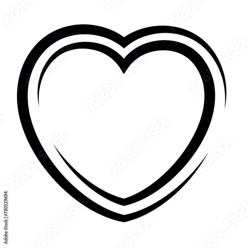 Abstract Outline Heart