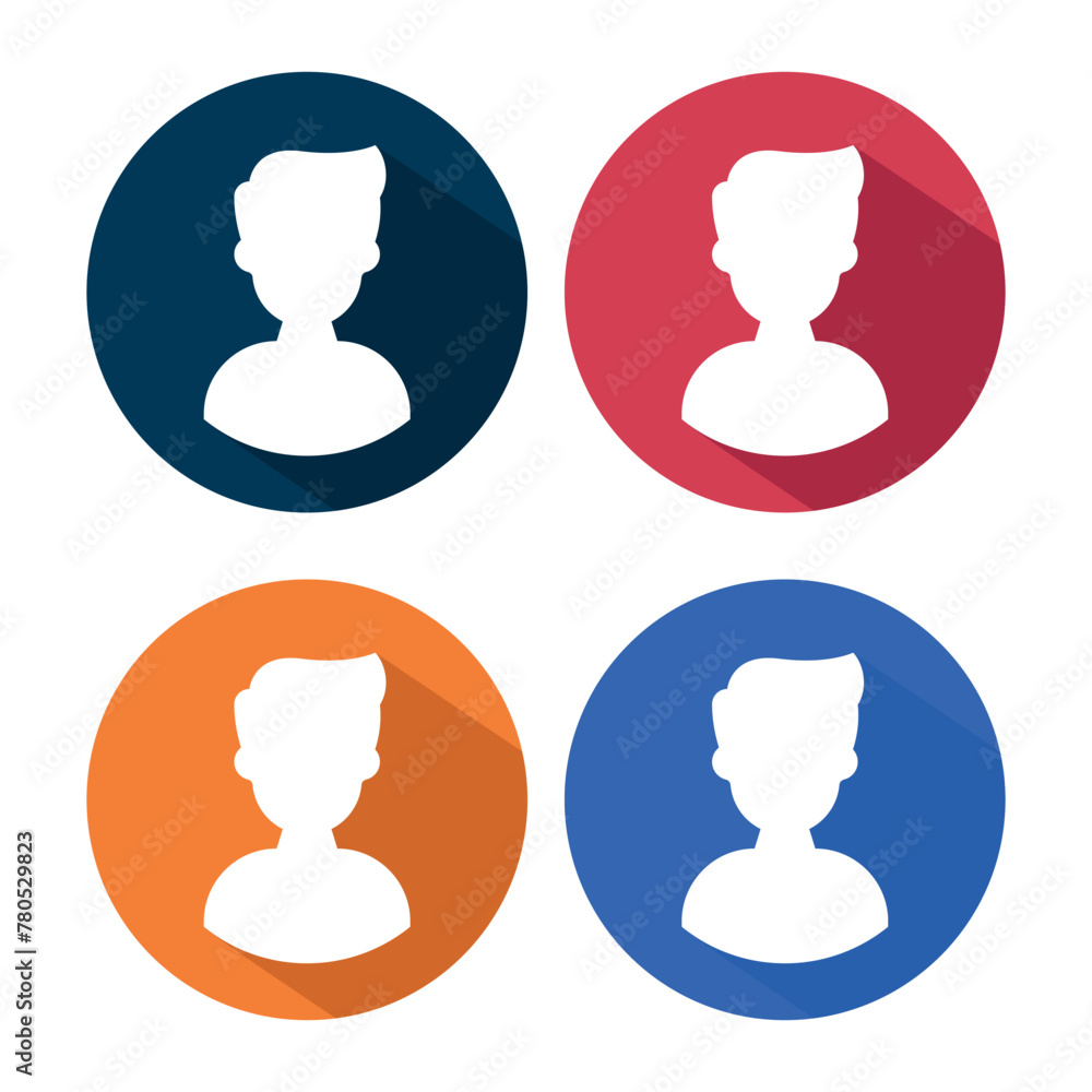 Anonymous Avatars Circle Multiple Colours Anonymous Avatars Circle Multiple Colours