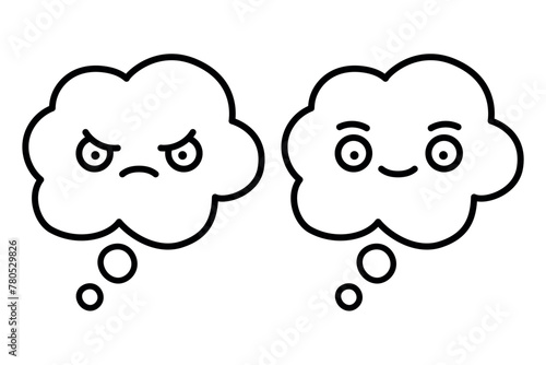 Angry And Happy Thoughts