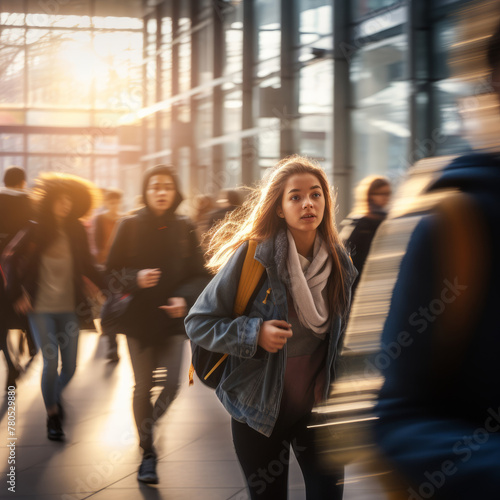 Focused Momentum: Students in Motion Towards Knowledge