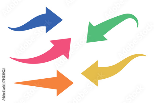 Arrows Set Multiple Colours
