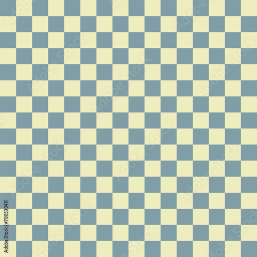 Blue And Tan Chequred Pattern