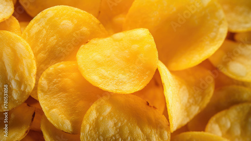 potato chips texture pattern background