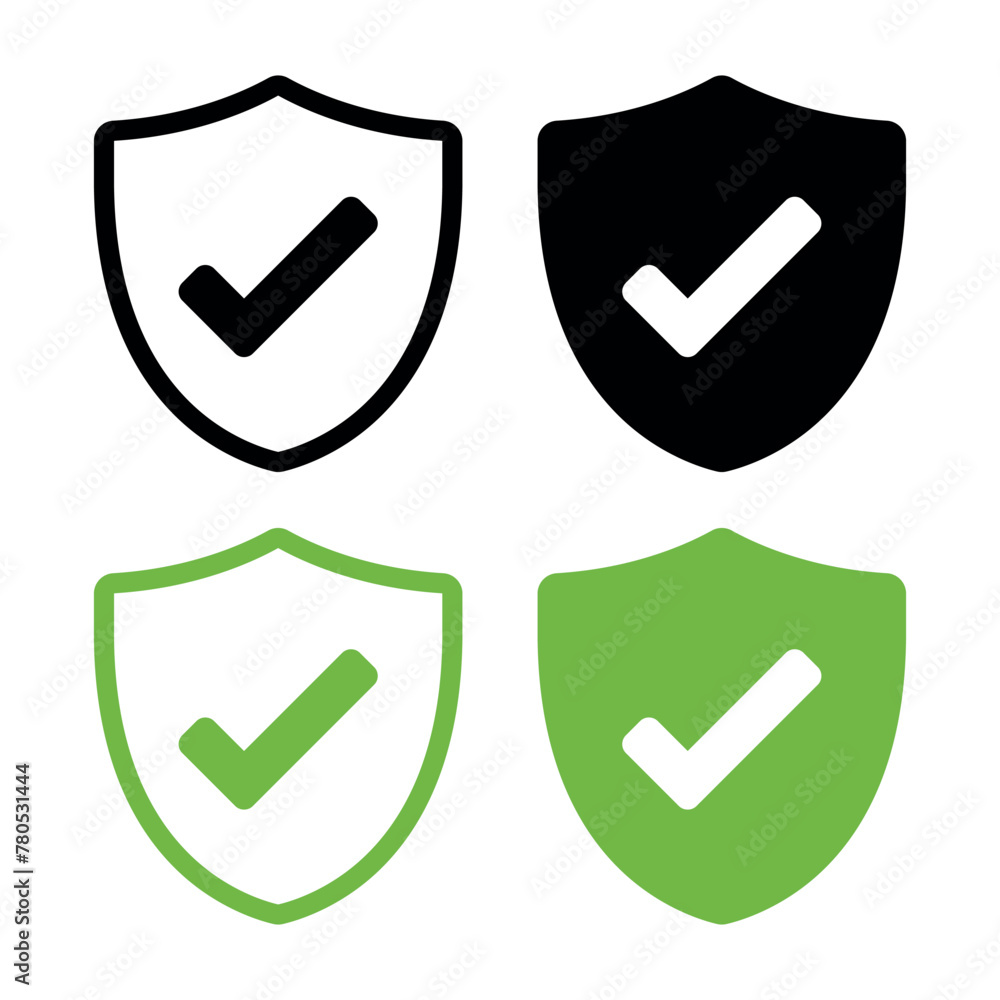 Check Mark Shields Multiple Styles Check Mark Shields Multiple Styles