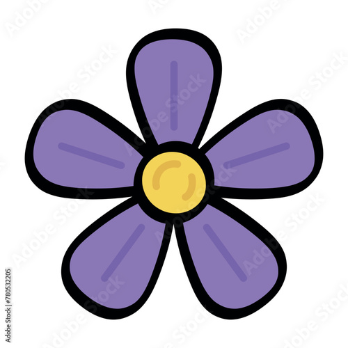 Cute Doodle Flower