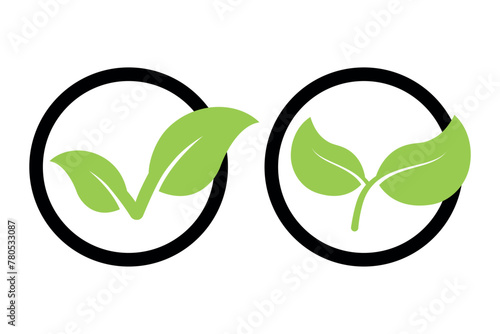 Eco Leaves Circles