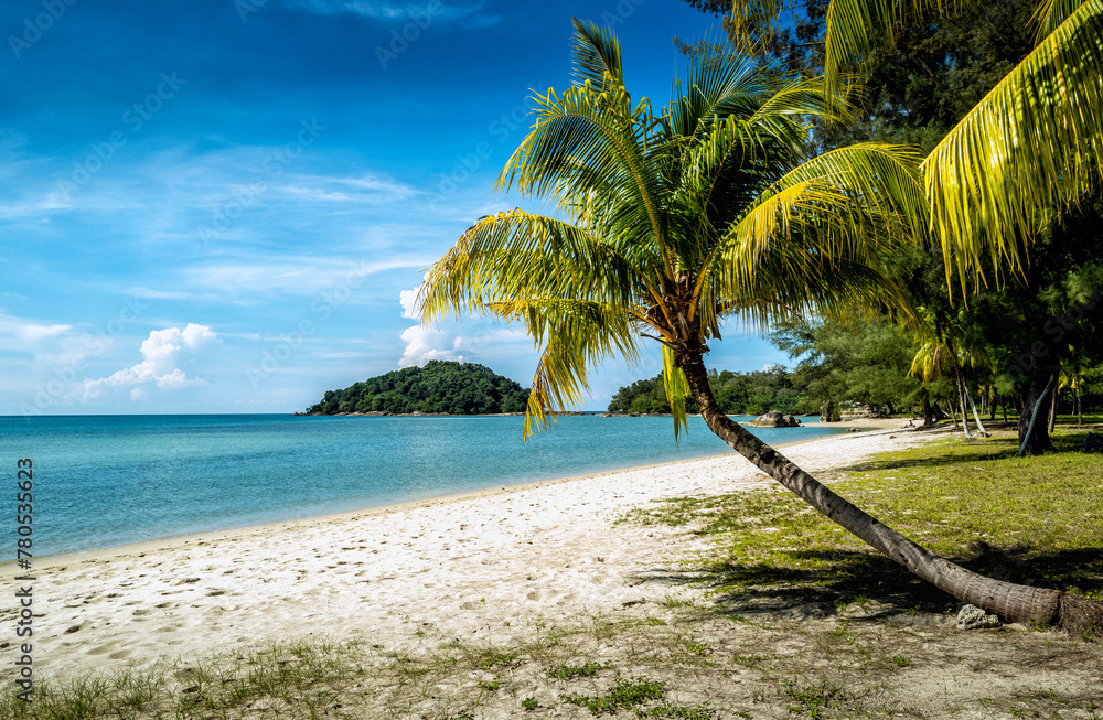 Beach scene on the island of Langkawi