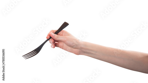 Person Holding Fork and Knife