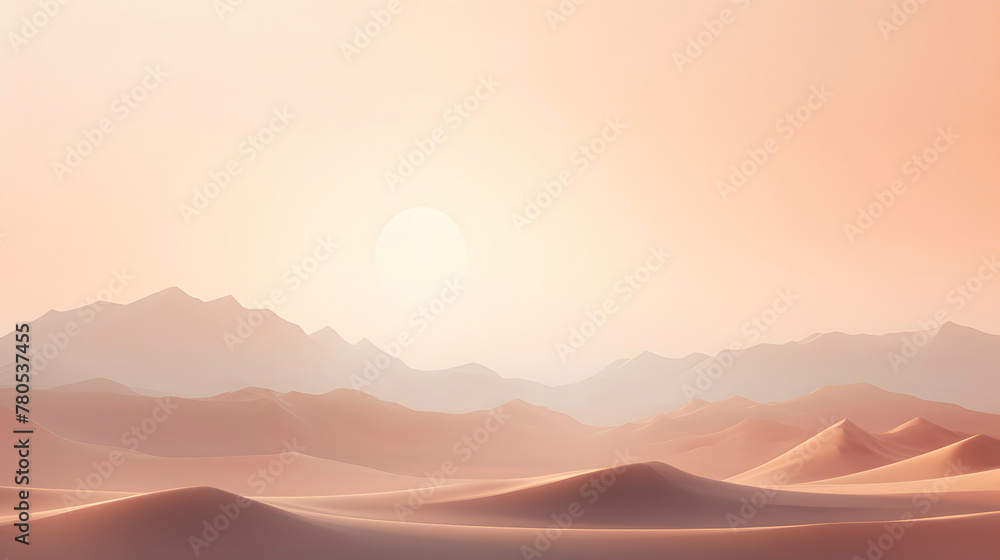 Digital dreamy desert mountains abstract graphics poster web page PPT background Digital dreamy desert mountains abstract graphics poster web page PPT background