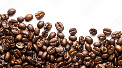 Coffee beans: Fragrant allure, morning elixir, brewing anticipation, essence of energy and invigoration