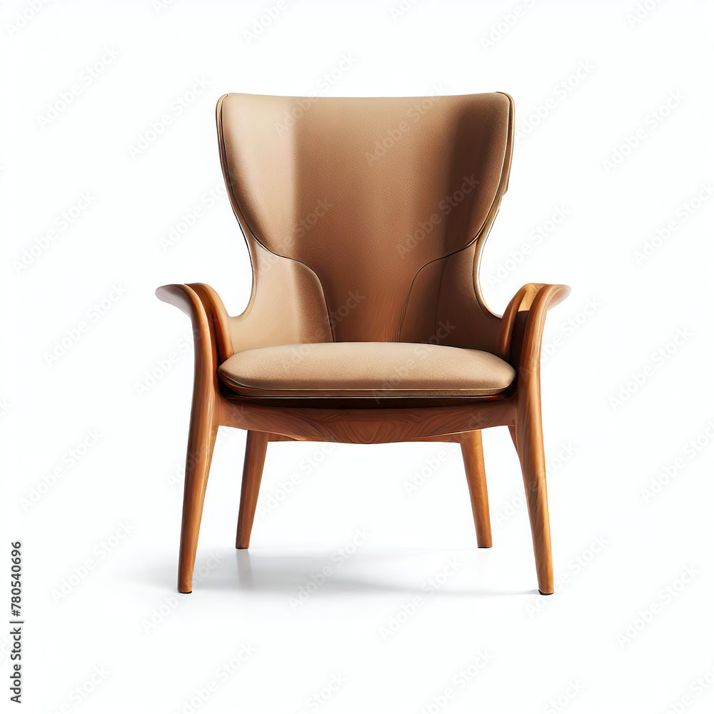 Elegant Colorful Chair with White Background. brown blue wooden armchair made with Generative AI technology
Elegant Colorful Chair with White Background. brown blue wooden armchair made with Generative AI technology