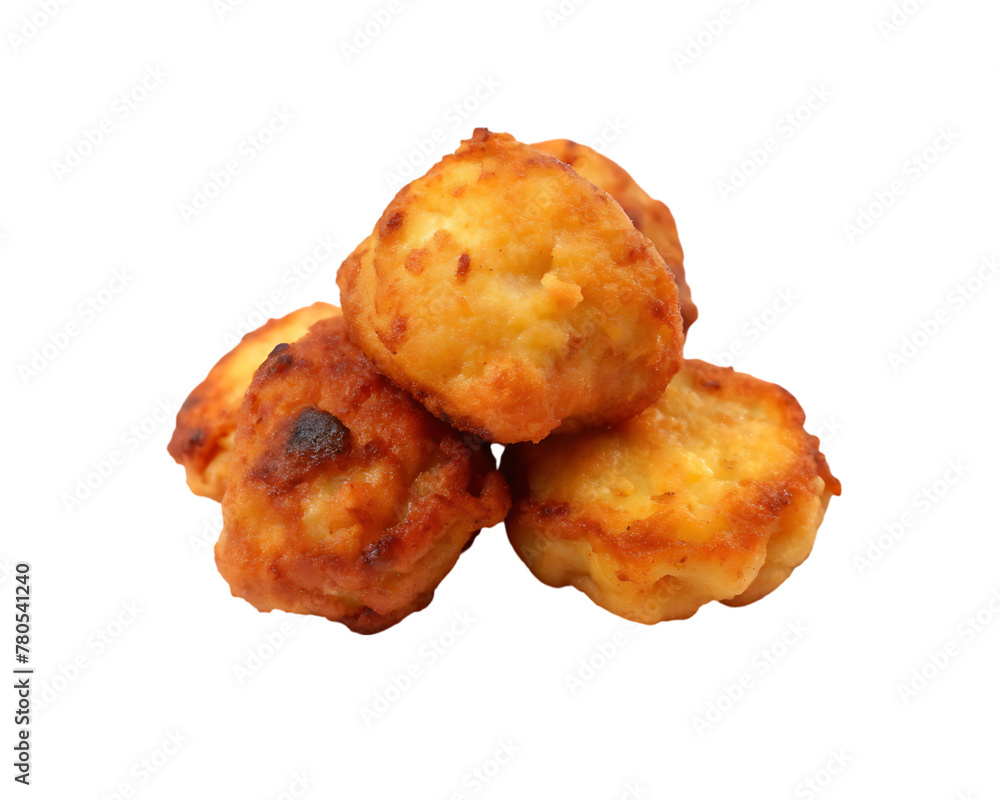 shrimp pancakes isolated on a white background shrimp pancakes isolated on a white background