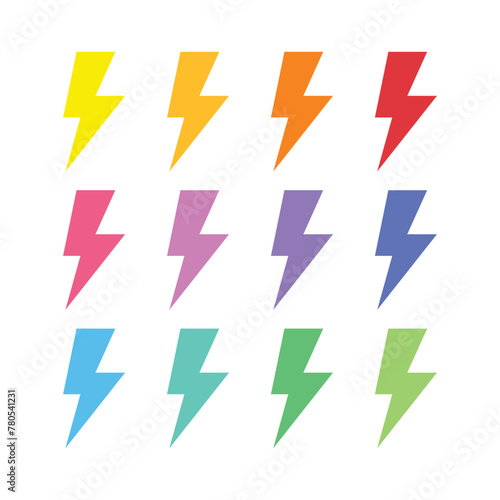 Lightning Bolt Multiple Colours