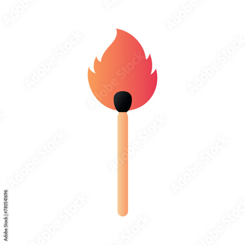 Match Flame Gradient