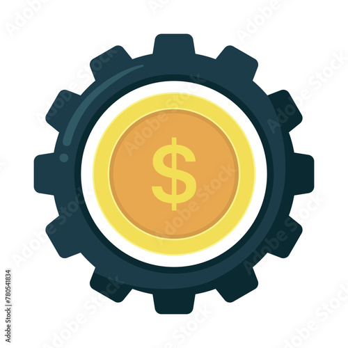 Money Management Gear With Coin