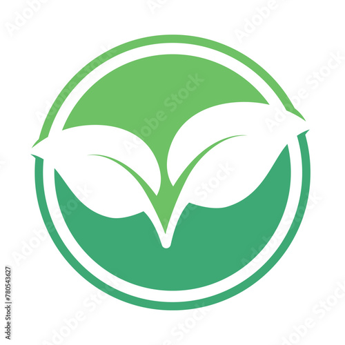 Round Leaf Gyph Logo 2