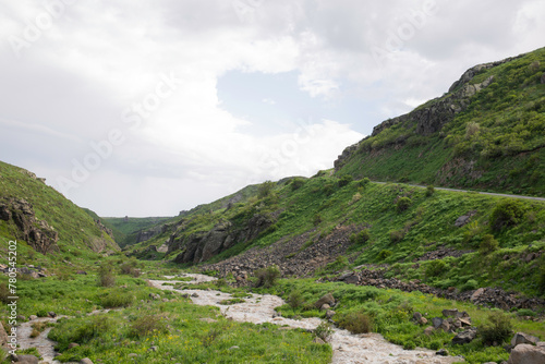 Turbulent Full-flowing River In The Mountains Of Armenia