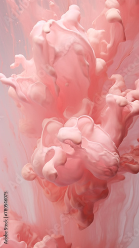 Pink liquid abstraction illustration texture