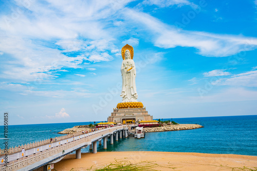 Hainan Hainan Sanya Nanshan Nanhai Guanyin photo