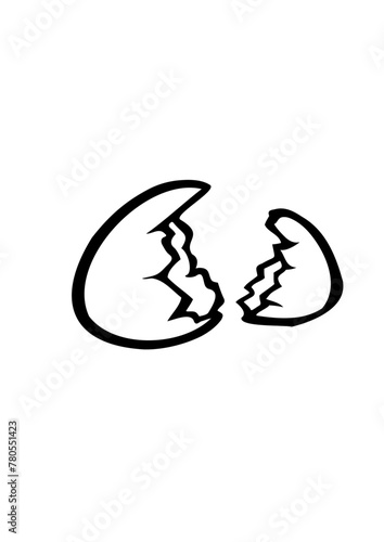 Coquille d'œuf Cassé