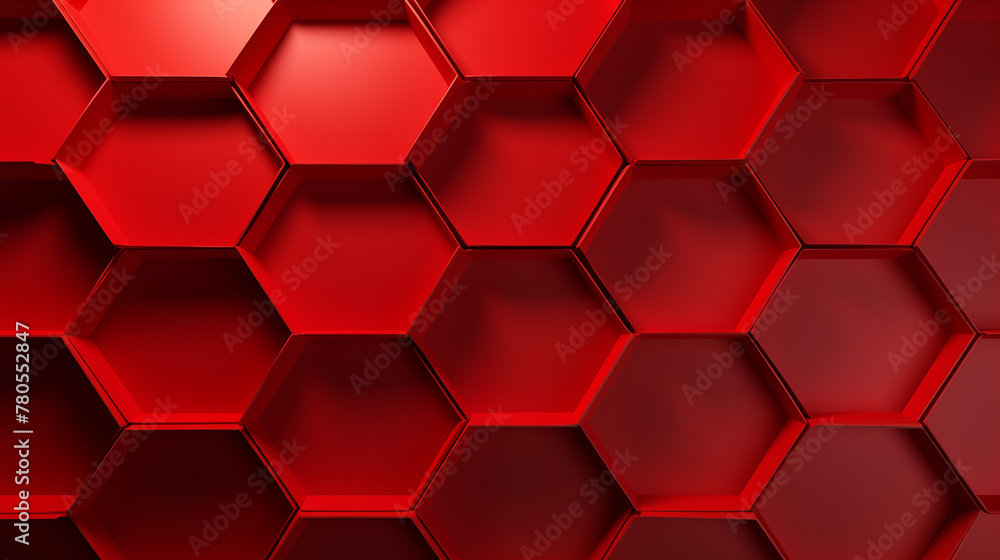 Abstract Red Hexagonal Background in High Resolution Abstract Red Hexagonal Background in High Resolution