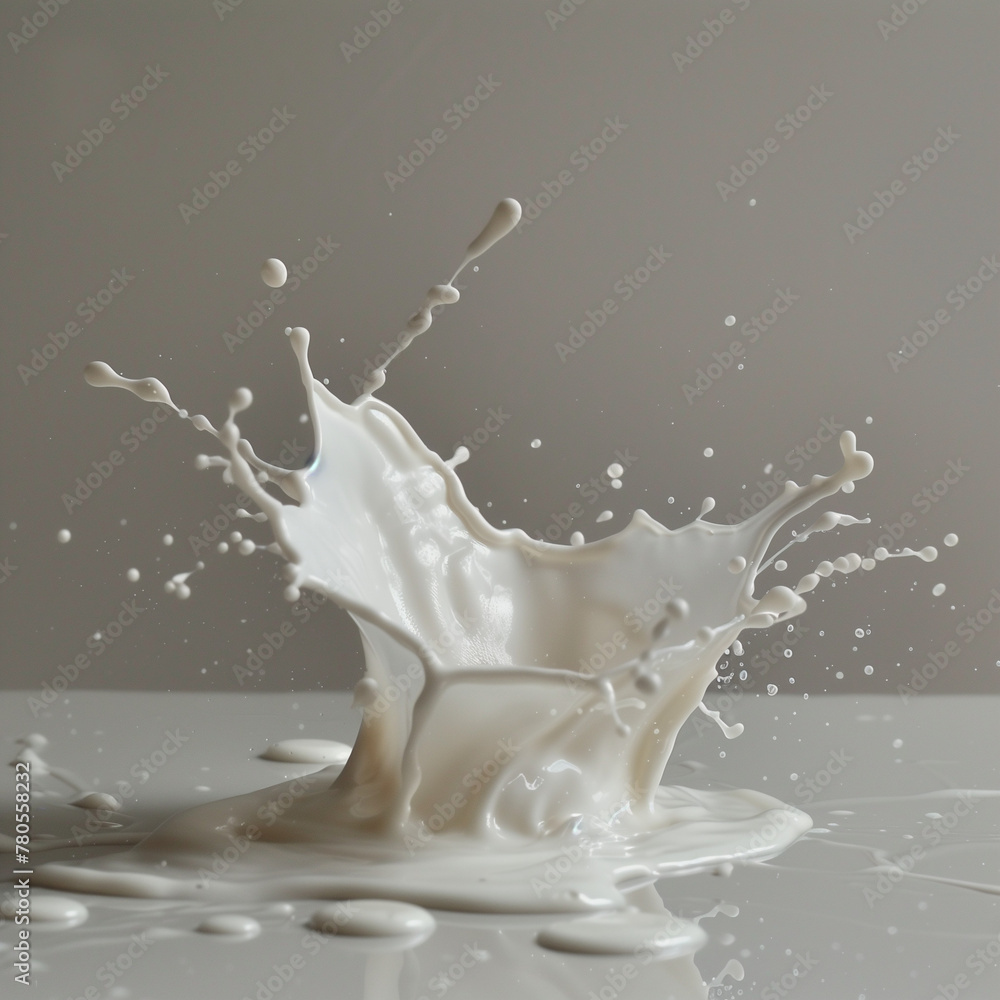 Splash effect of milk Splash effect of milk