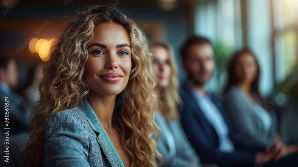 Confident Businesswoman in Office Confident Businesswoman in Office