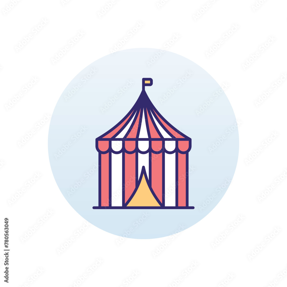 Fototapeta premium Circus vector icon