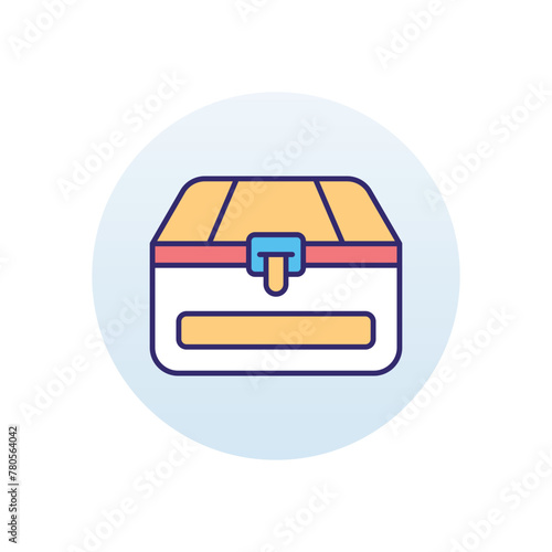 Chest vector icon