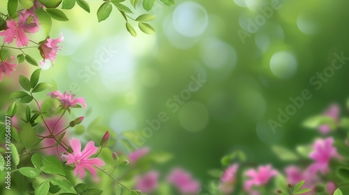 Lovely spring flowers and l...