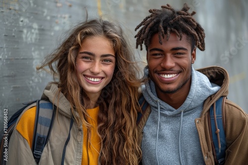 A couple of young backpacke...