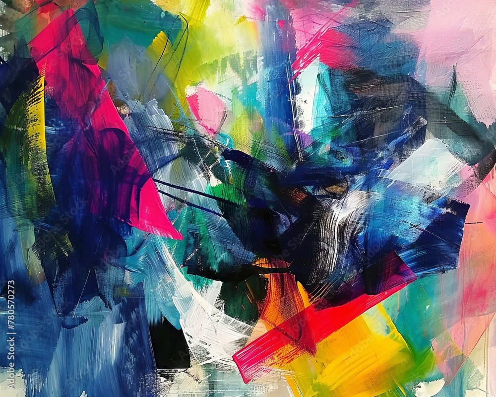 Experience the allure of abstract art with an exhibition showcasing ...