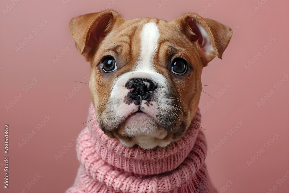 Adorable bulldog in a ballet outfit with a pastel color palette and minimalistic style. Concept Bulldog Photoshoot, Ballet Outfit, Pastel Color Palette, Minimalistic Style Adorable bulldog in a ballet outfit with a pastel color palette and minimalistic style. Concept Bulldog Photoshoot, Ballet Outfit, Pastel Color Palette, Minimalistic Style