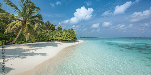 Tropical beach in the Maldives © Oleksandr