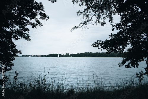 Fototapeta Naklejka Na Ścianę i Meble -  the big lake in the forest, Mazury, Poland
