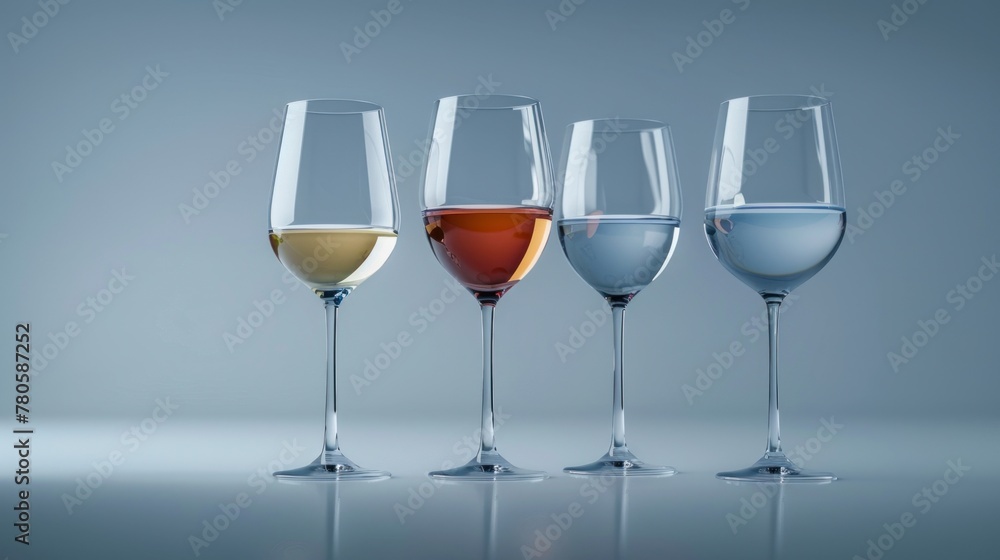 glass cup with gray background.AI generated image glass cup with gray background.AI generated image