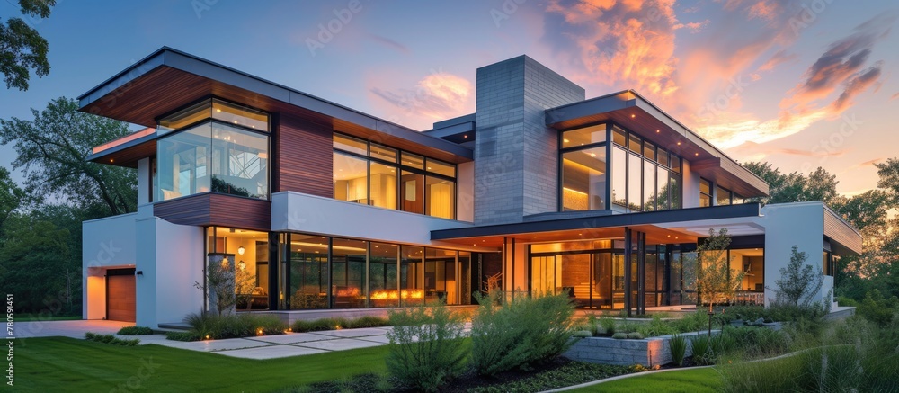 Stunning contemporary home. Stunning contemporary home.