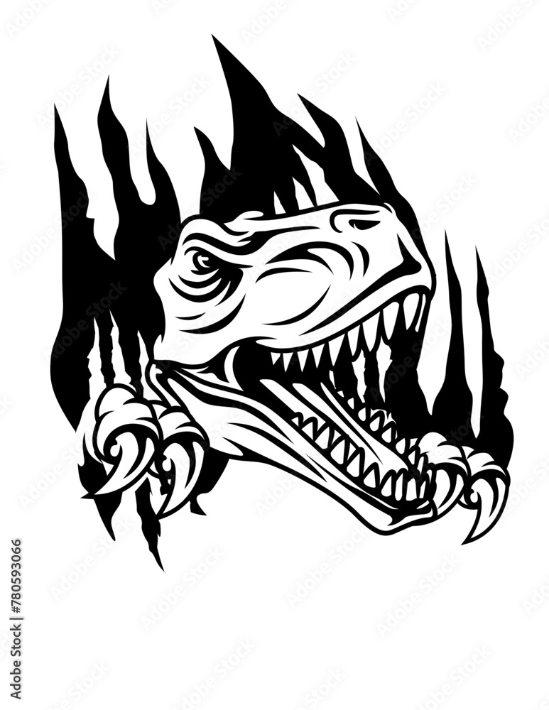 Janod Scratch Art Dinosaur Cut Outs