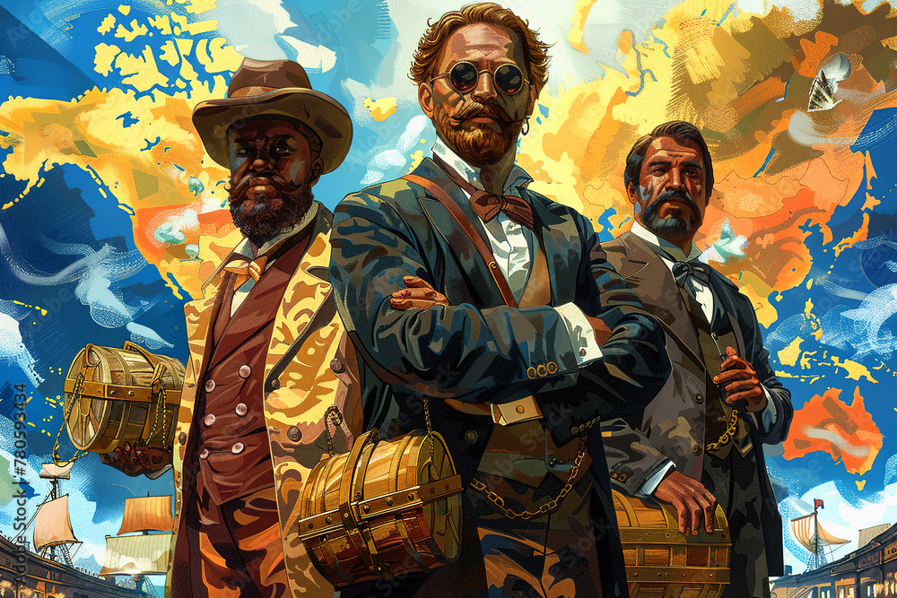 Fototapeta premium International Day for the Remembrance of the Slave Trade and its Abolition background