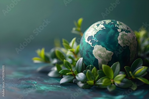 Earth Day  A Celebration of Environmental Awareness and Planet Protection. Concept environment  sustainability  conservation  nature  future