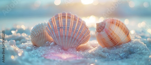 shells on the beach