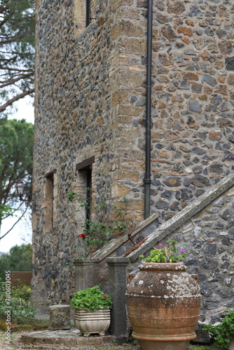 medieval castle in the old town